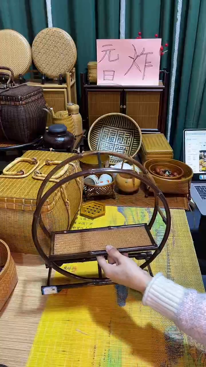 竹编工艺品茶道零配