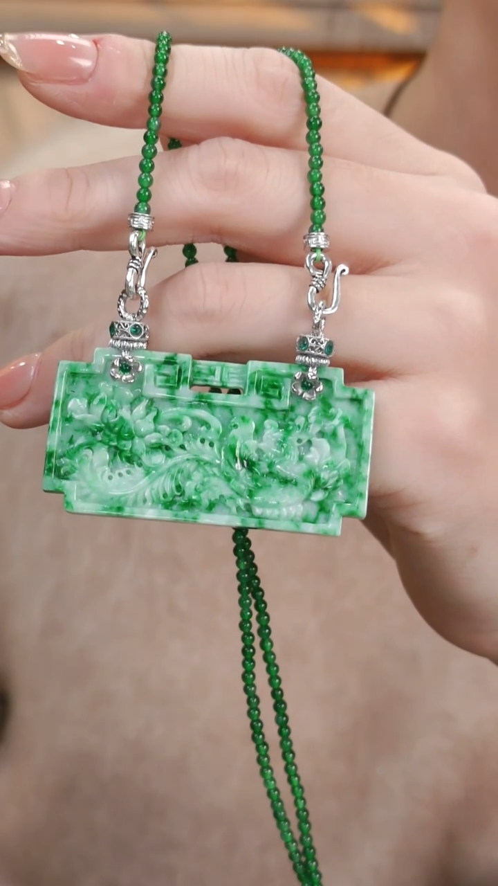 颈饰未镶嵌翡翠国风