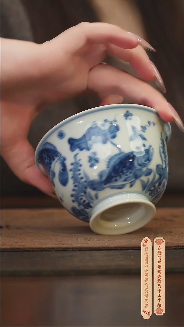 瓷片柴窑青花破价福利