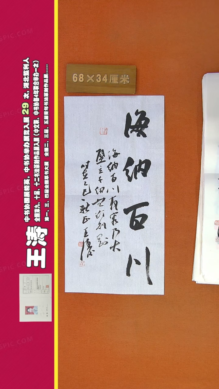 【闪购商品】书法143王涛书法作品