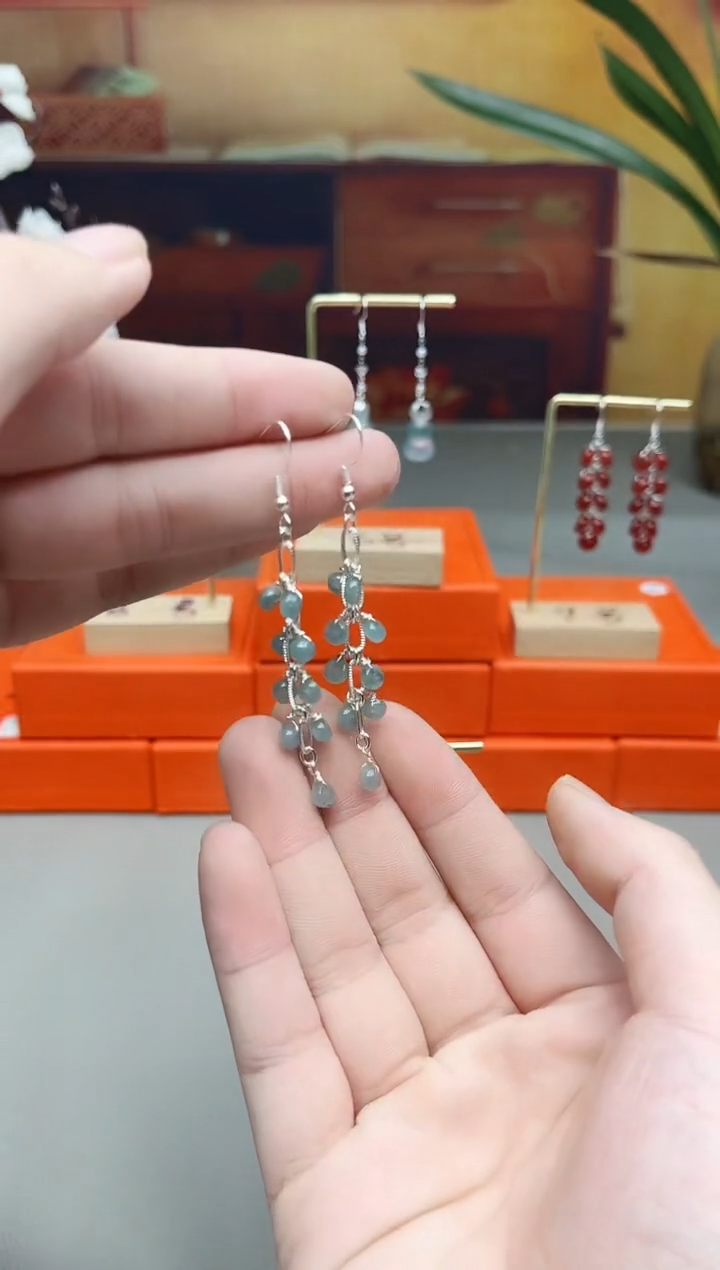 未镶嵌翡翠耳饰911