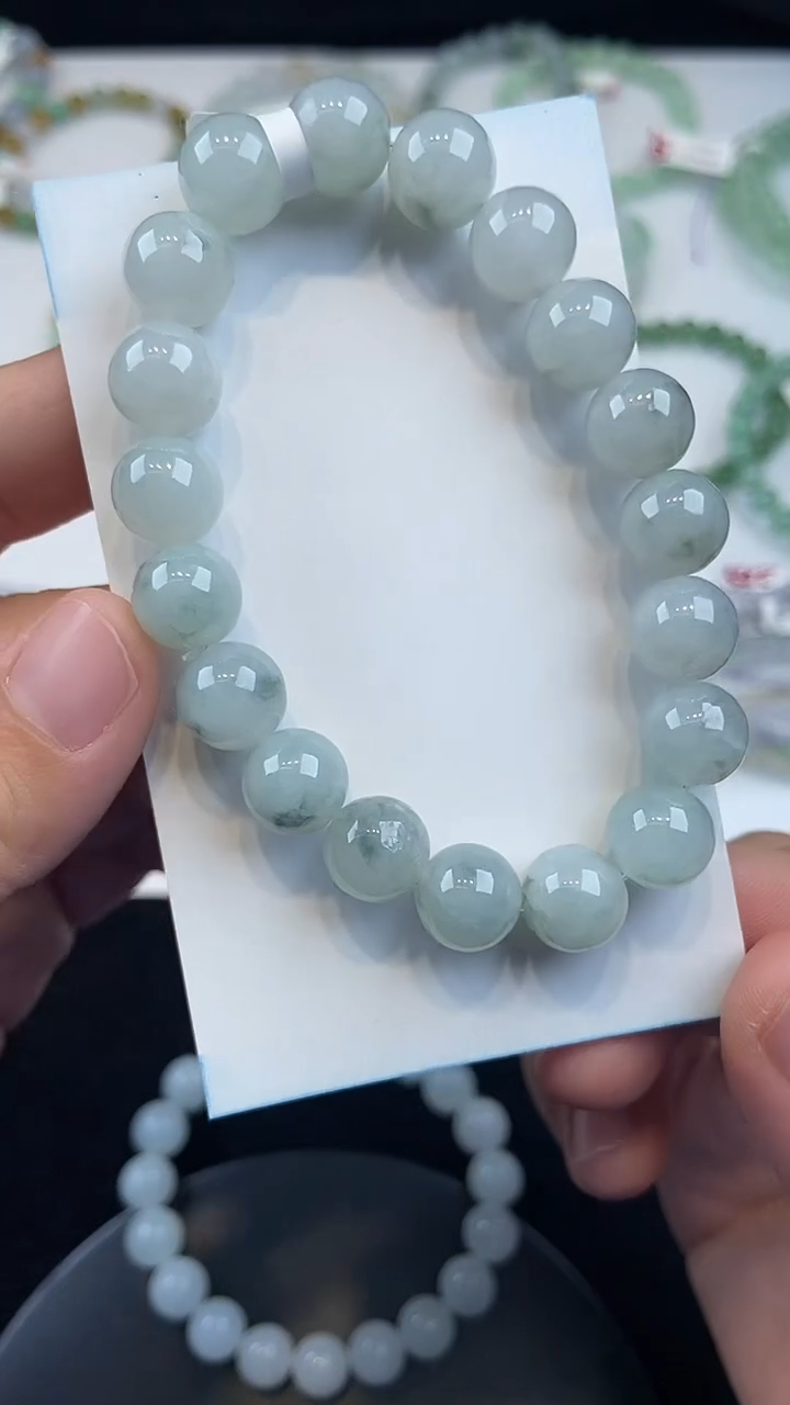 未镶嵌手链翡翠小*梦14号卡9.4mm