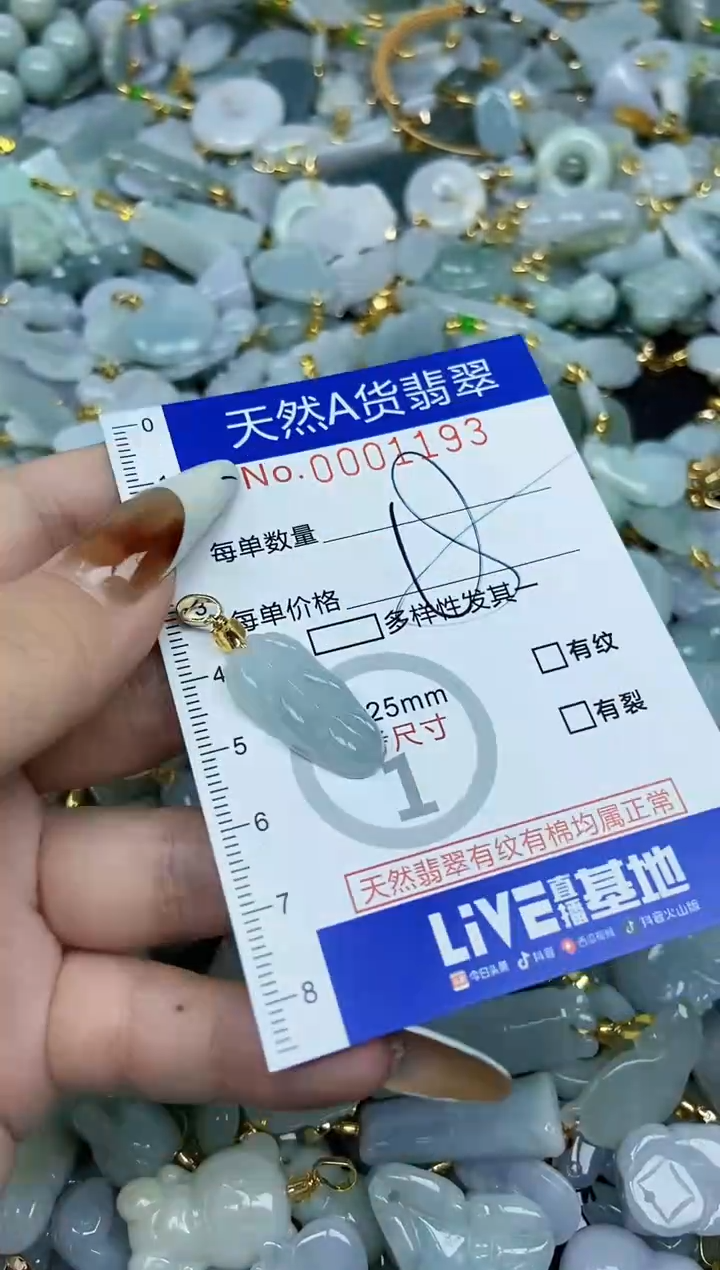 【闪购商品】翡翠颈饰未镶嵌天然A货翡翠