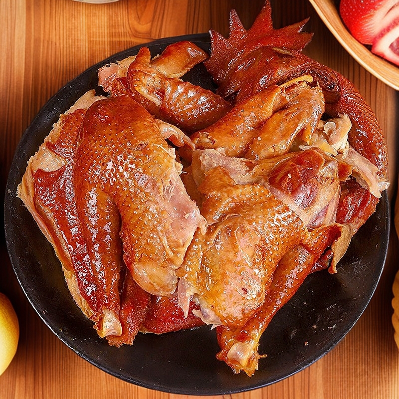 天津正宗老味烧鸡500g*2只装 京津冀京东次日达