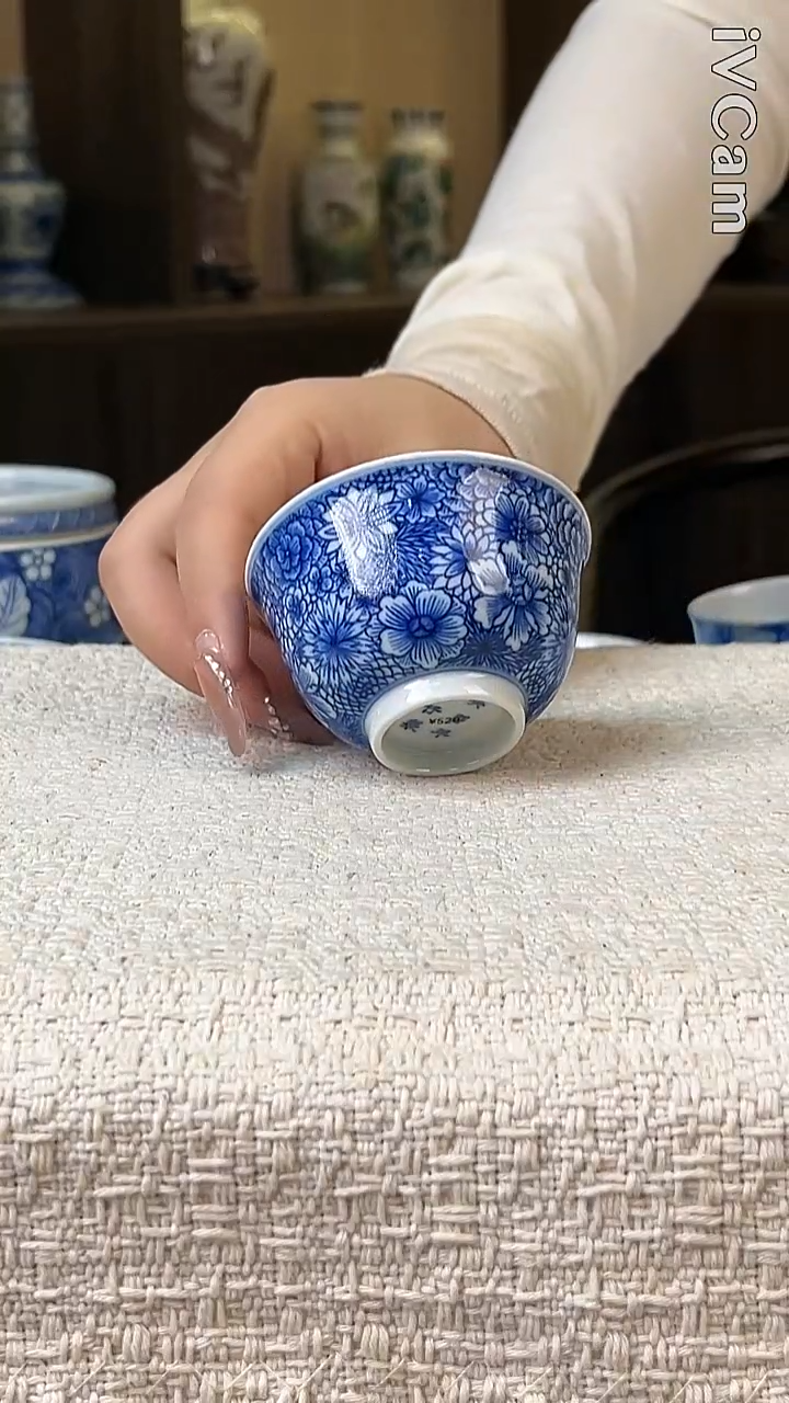 瓷片景德镇毛仔柴窑杯