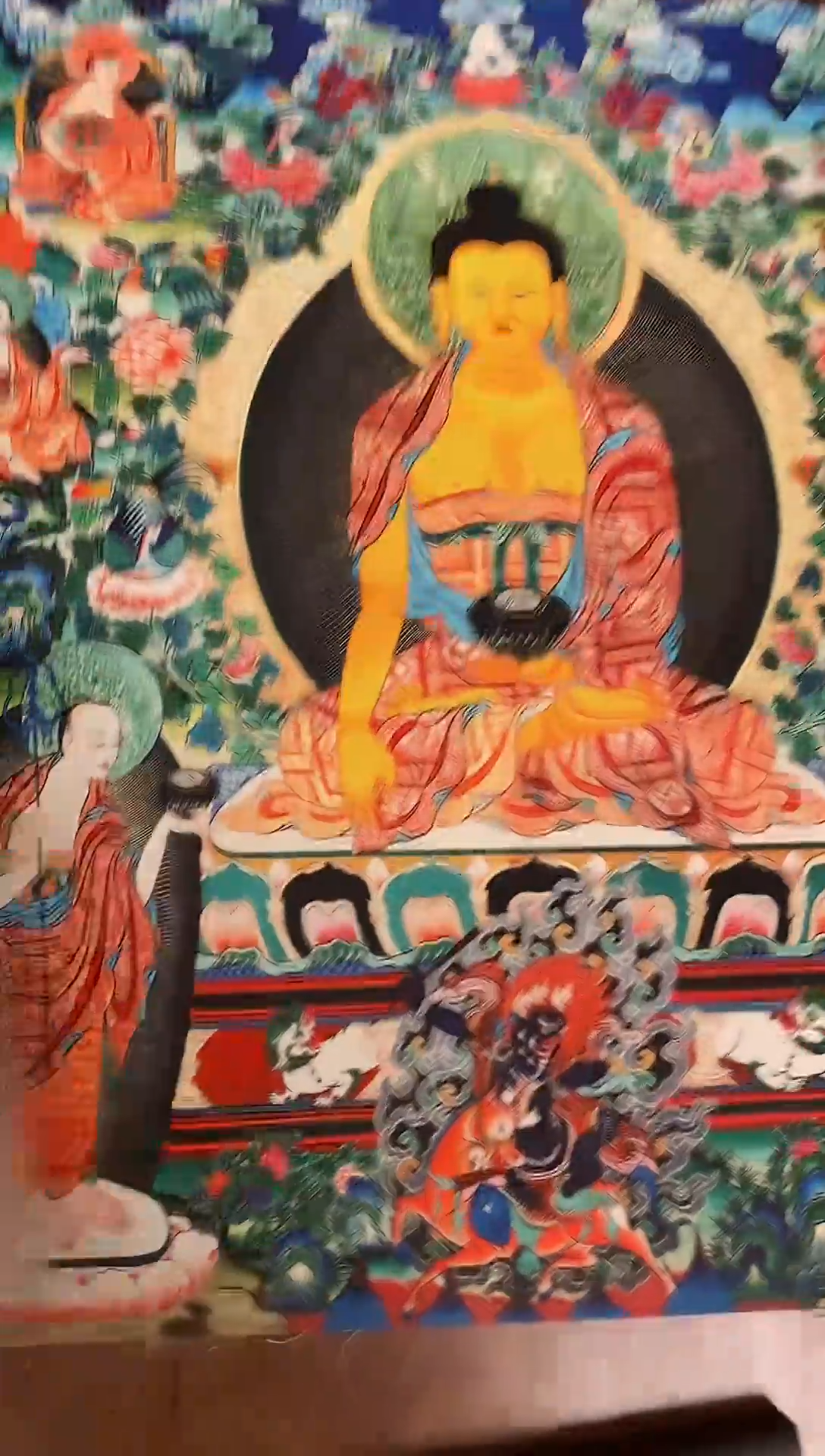 装裱画精美唐卡tk16046