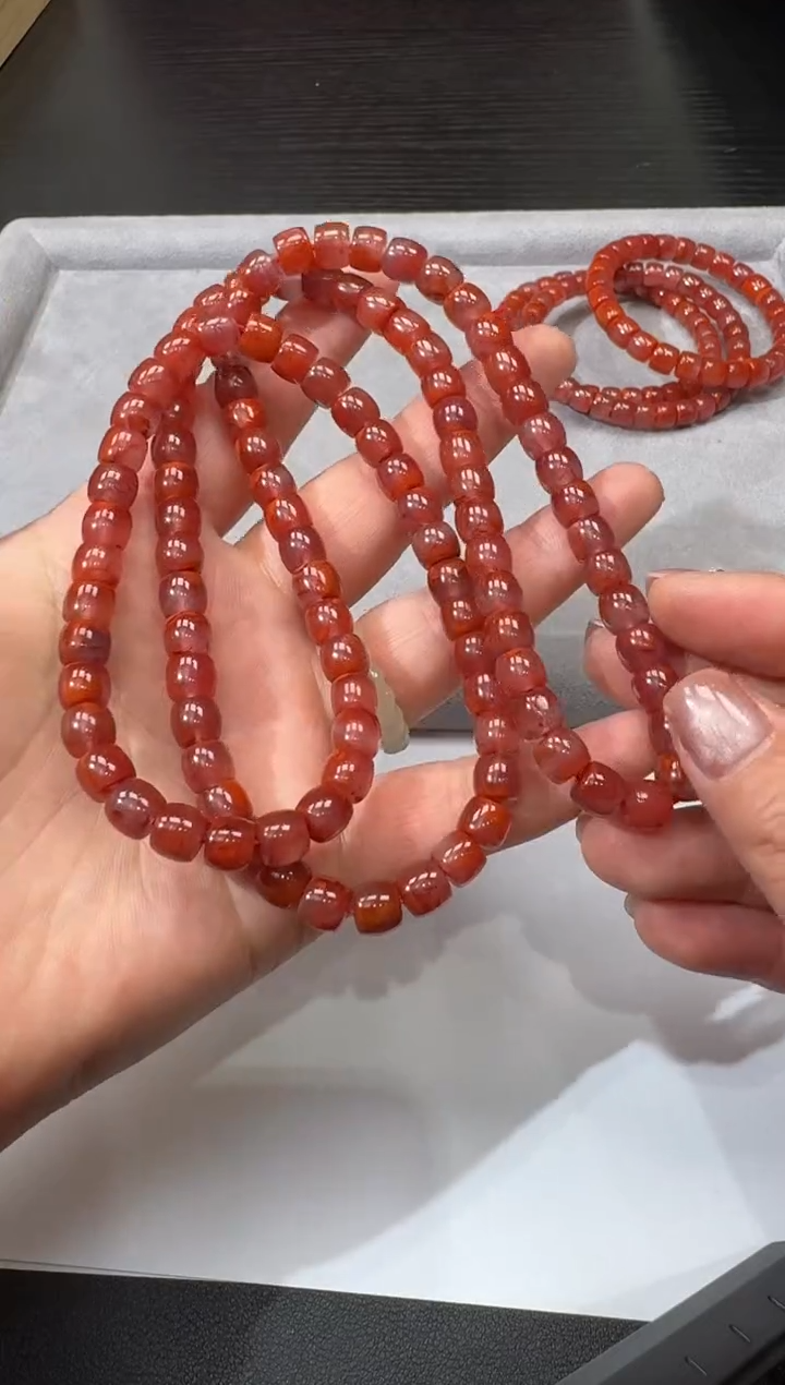 【闪购商品】南红玛瑙珠串未镶嵌S0221-S1008-104
