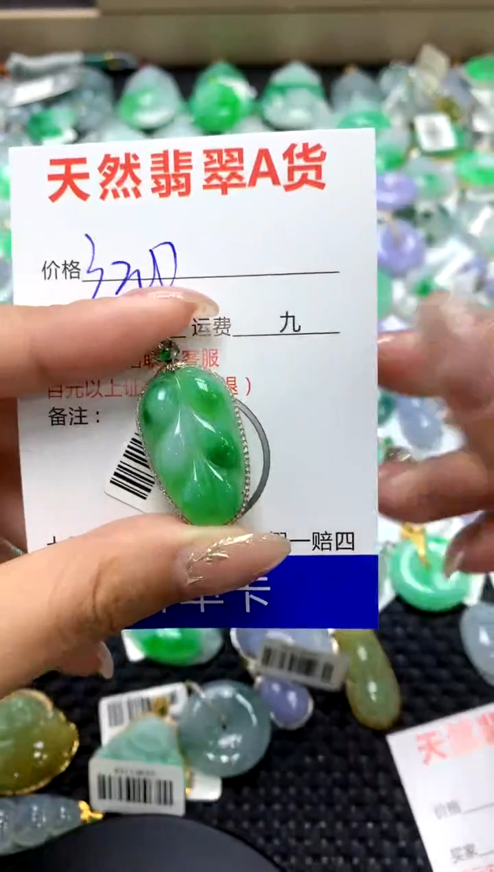 【闪购商品】翡翠颈饰18K金镶嵌111111111