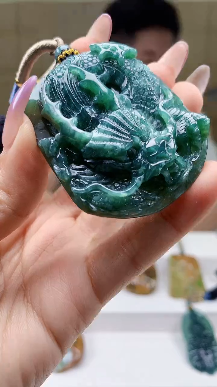 定制翡翠未镶嵌4917ty-毛货挂件