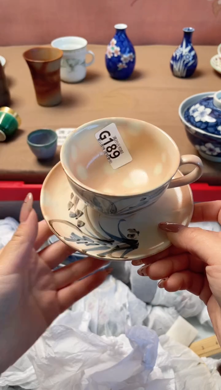 瓷片俩*妈瓷器瓷器G189