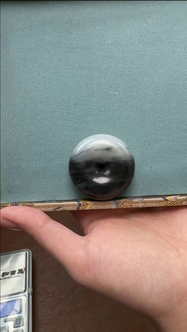 颈饰未镶嵌和田玉新疆和田玉青花平安扣