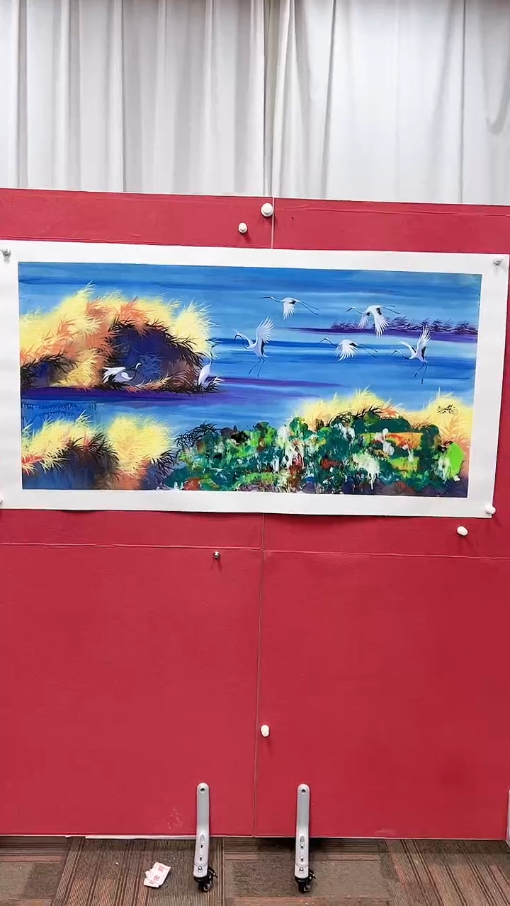 【闪购商品】绘画赵燮绘画8平尺金袍仙鹤