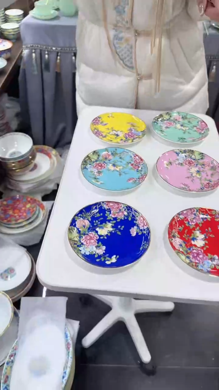 【闪购商品】瓷片6英寸骨碟6个景德镇陶瓷【秦坊】