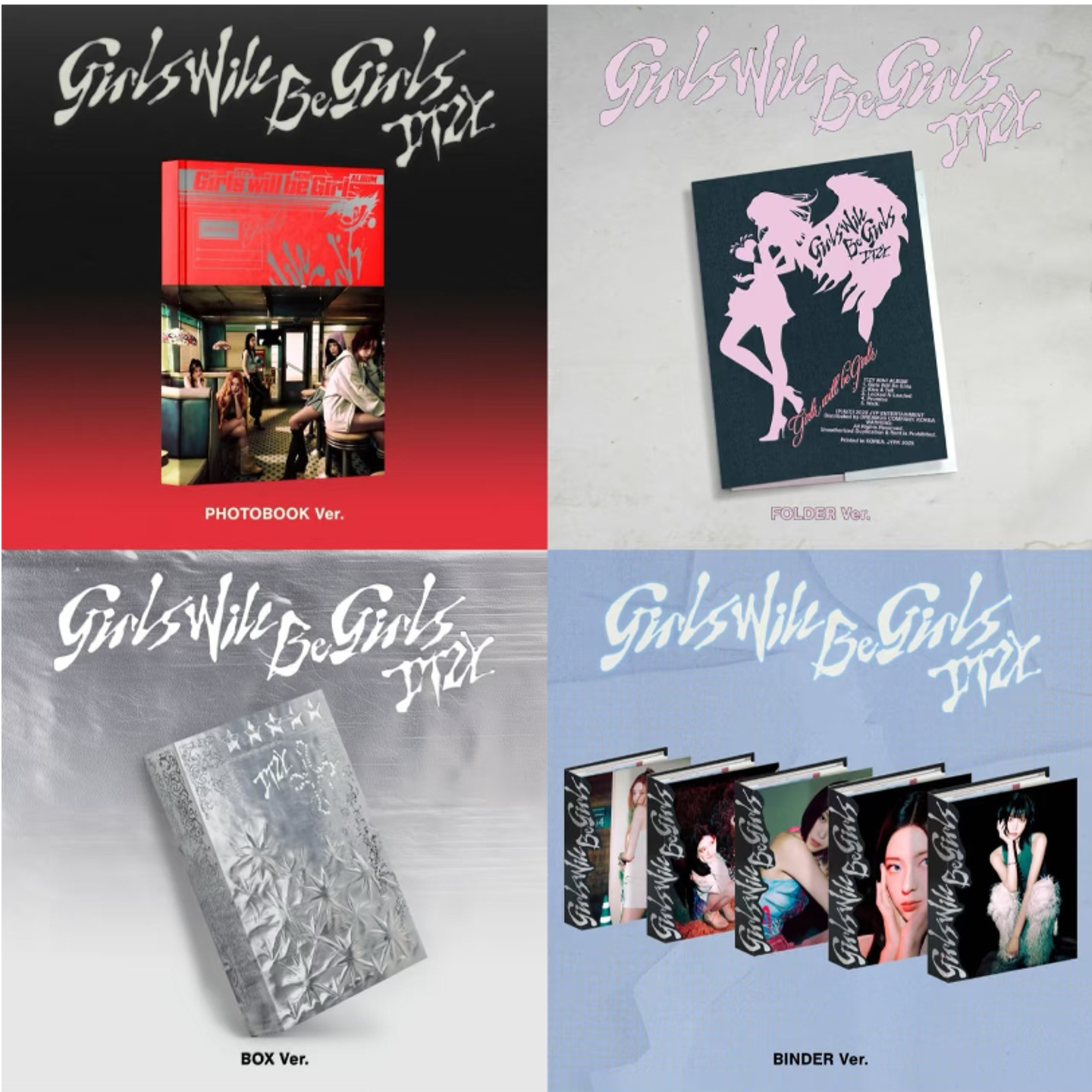 Itzy 新专 Girls will be girls 专辑 特典