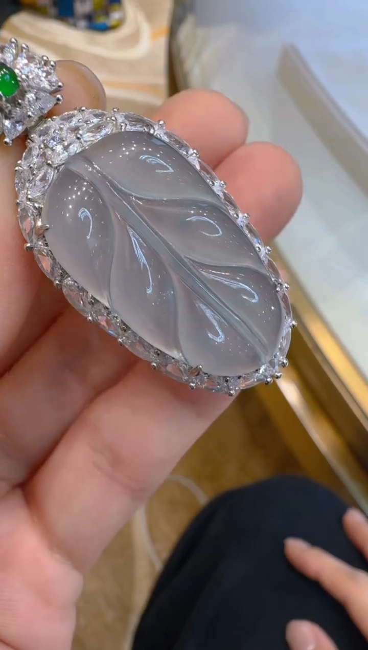 吊坠(不含链)银S925镶嵌翡翠多样性团购发一件