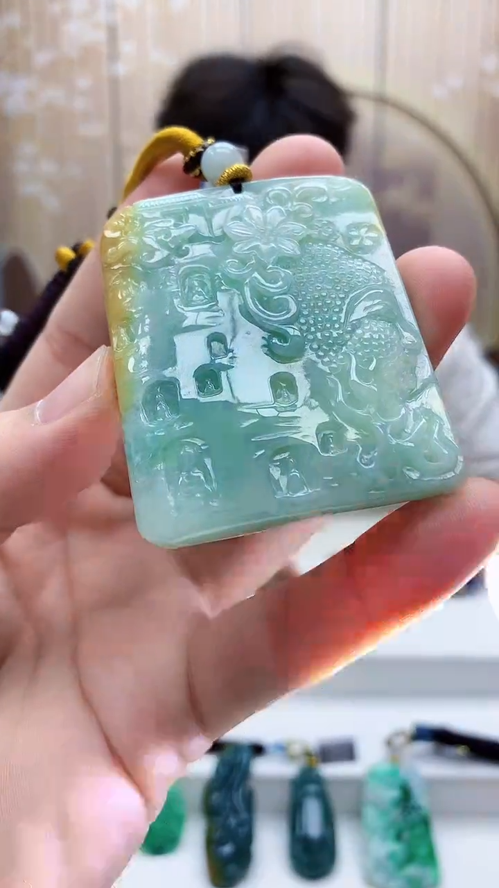 未镶嵌定制翡翠4688bb-毛货挂件8