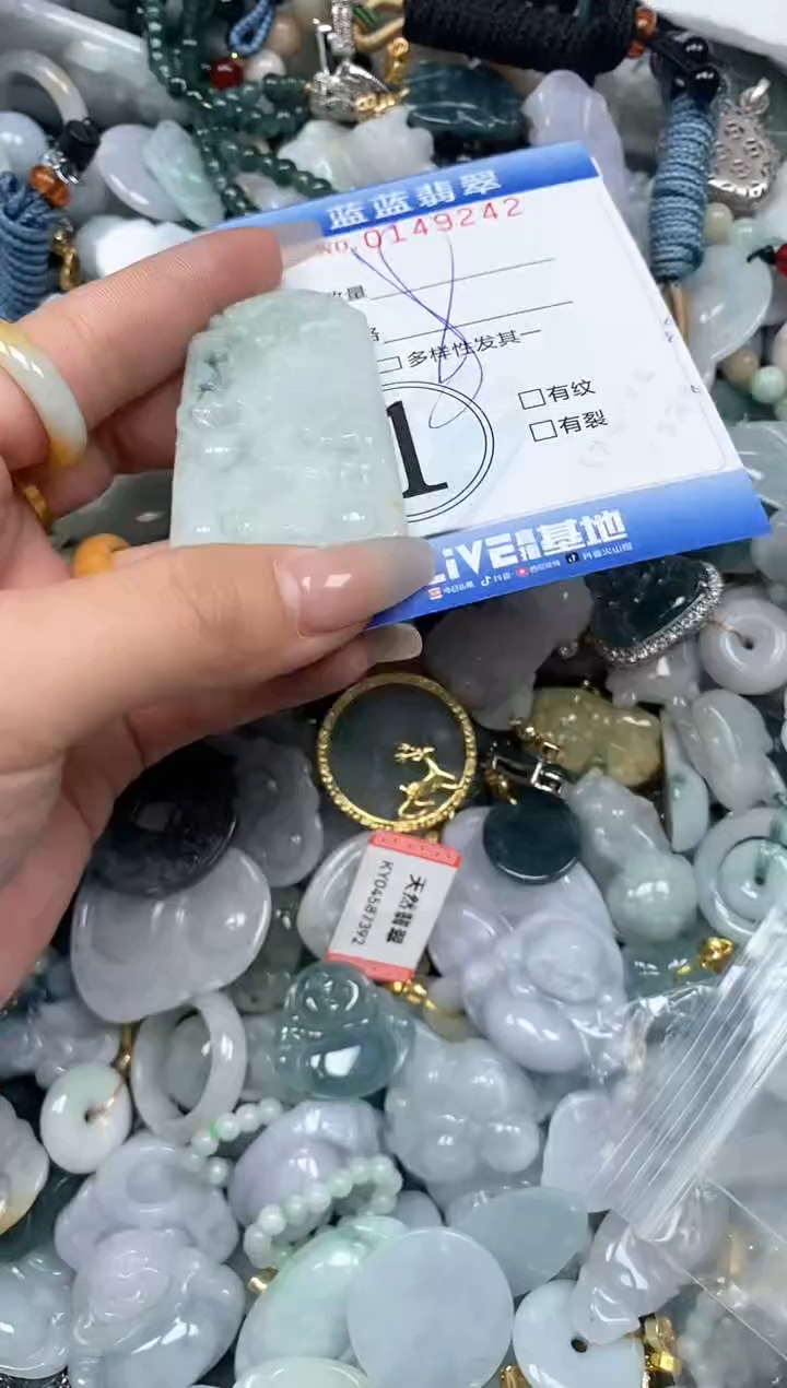 【闪购商品】翡翠颈饰未镶嵌闪购0149242多样性发其一