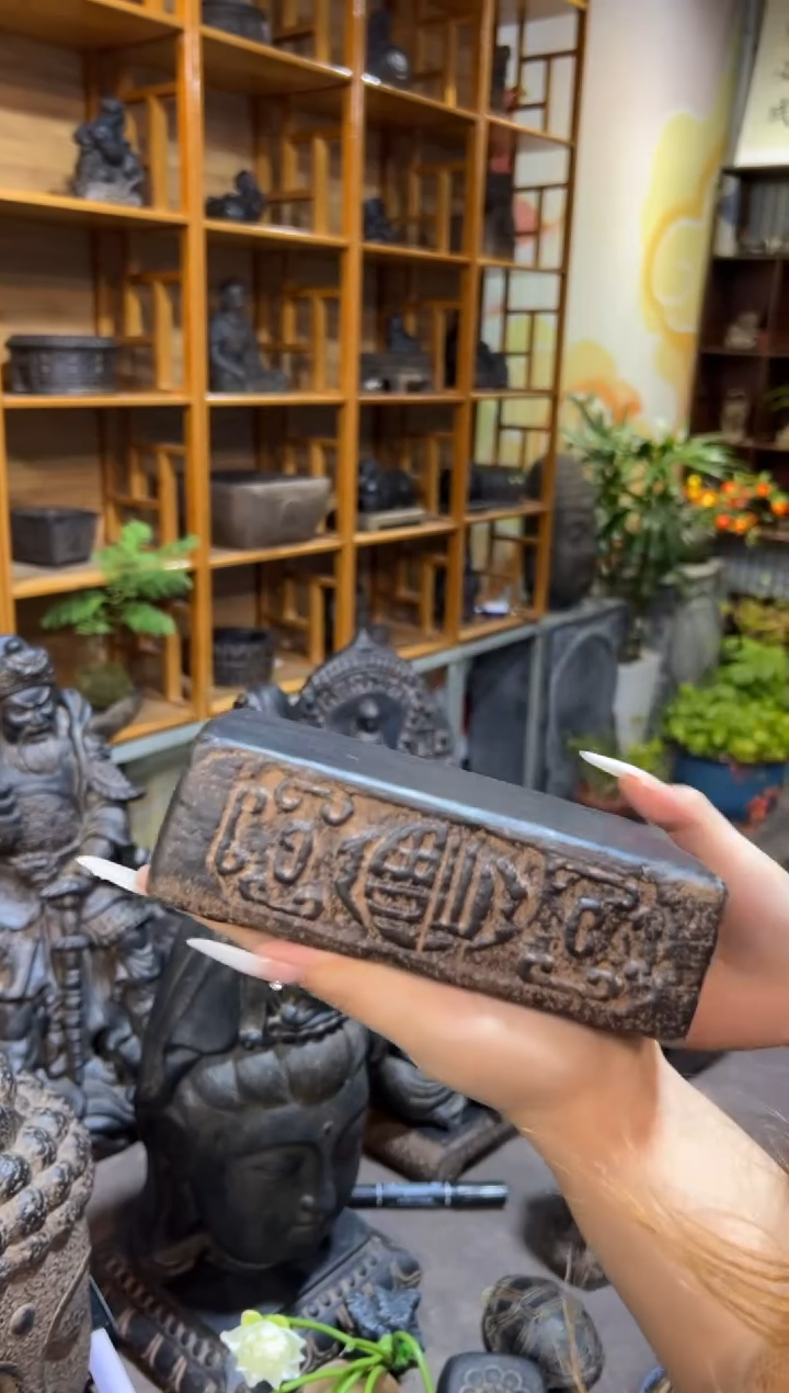 陶土【火山泥】福字汉砖