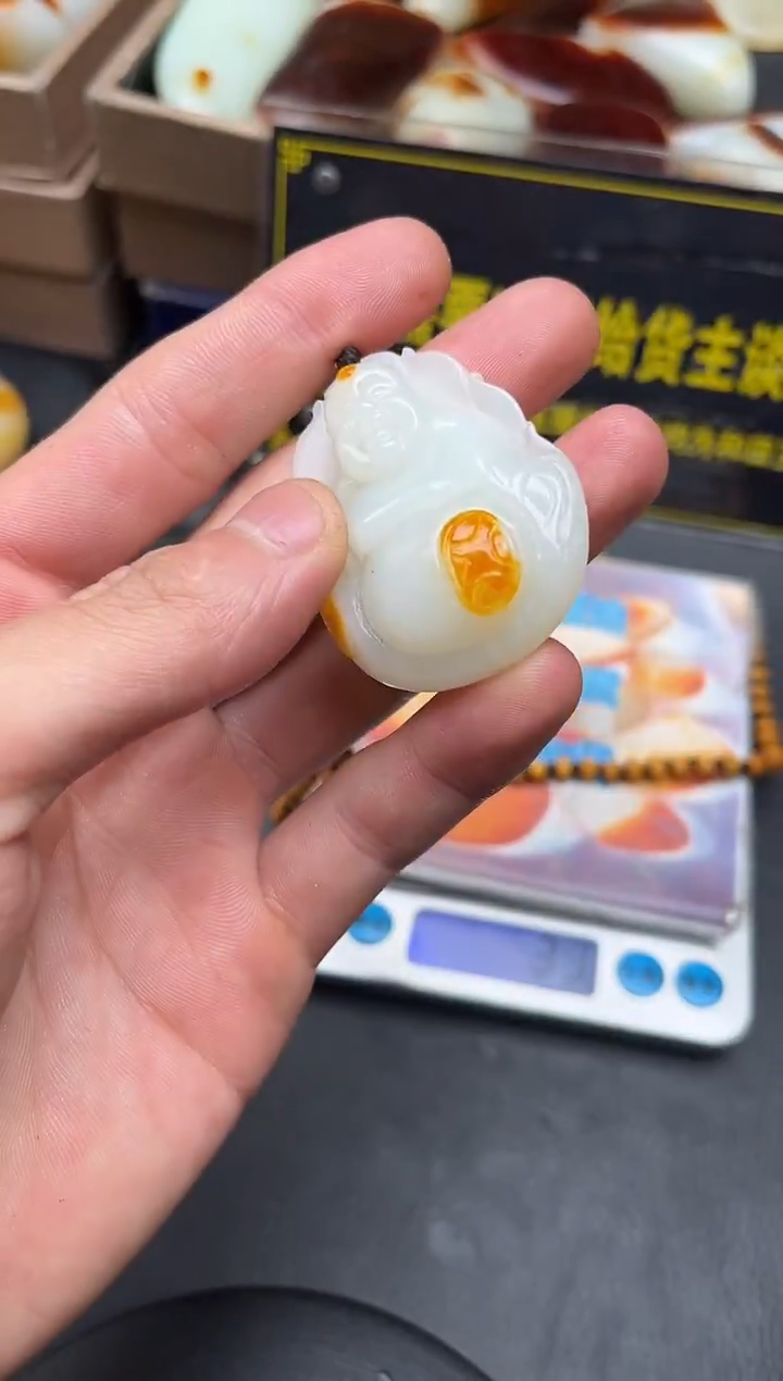 未镶嵌和田玉（子料）挂件YL-HH-12.21-26