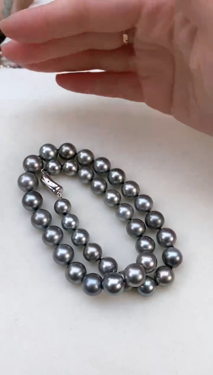 【闪购商品】海水珍珠项链银S925镶嵌tx285