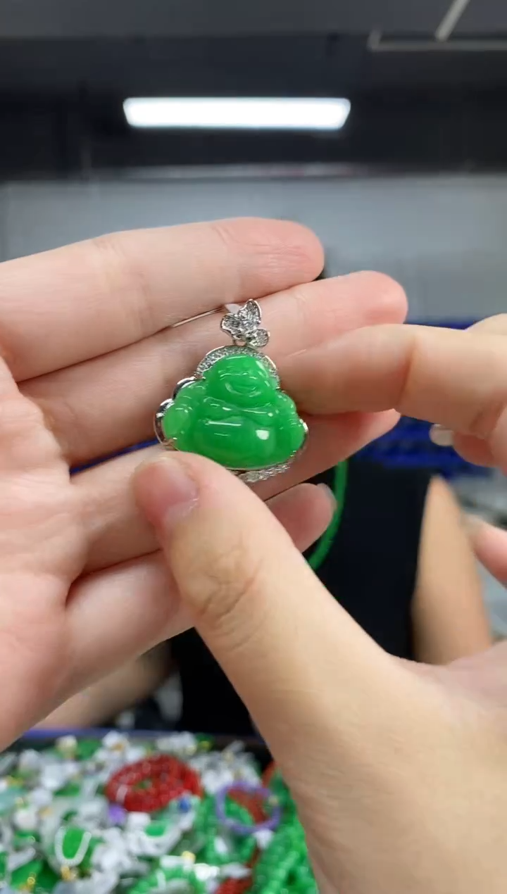 颈饰未镶嵌翡翠闪购链接  多样性发其一颜色微差