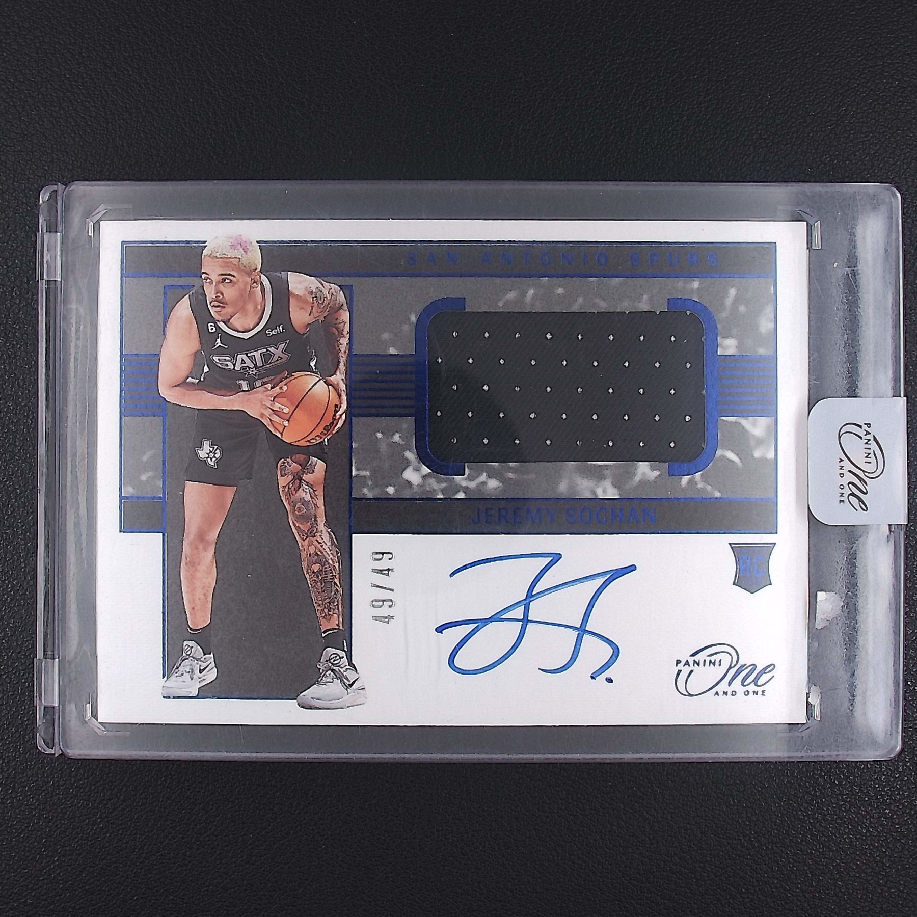 杰里米索汉 ONE 49编 帕尼尼NBA国宝手提签字球星卡 