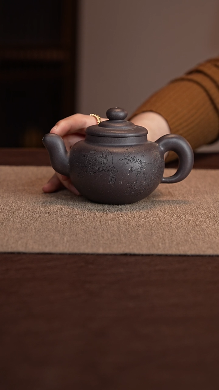 【闪购商品】紫砂茶壶金砂天青道洪疾风