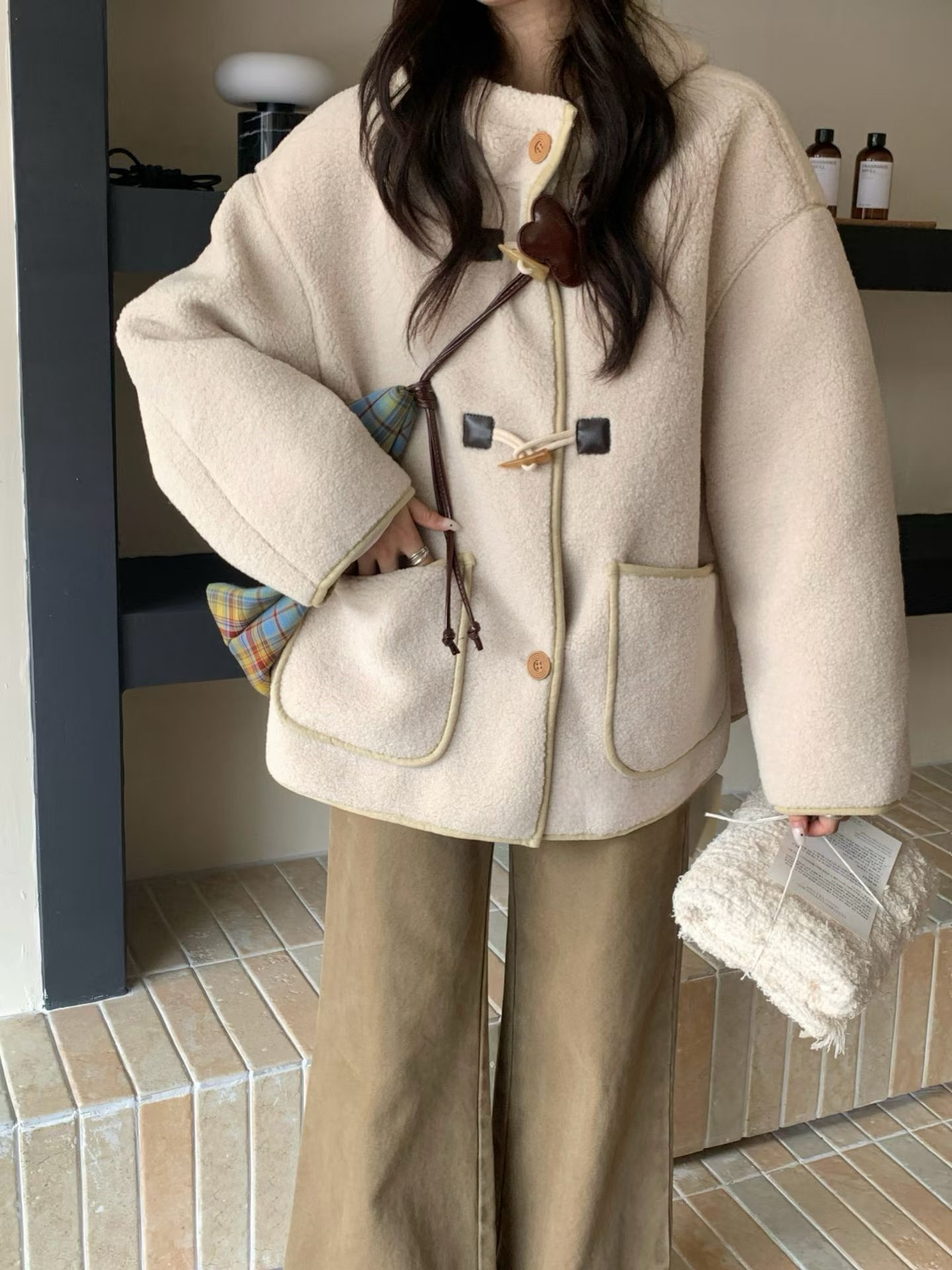 【七九】2025新款冬季系列 森系娃娃领大码外套系列