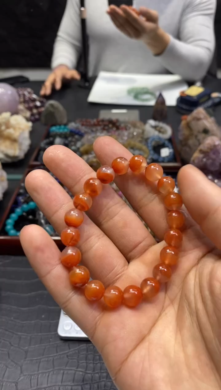 【闪购商品】南红玛瑙手链未镶嵌南红多样性发其一