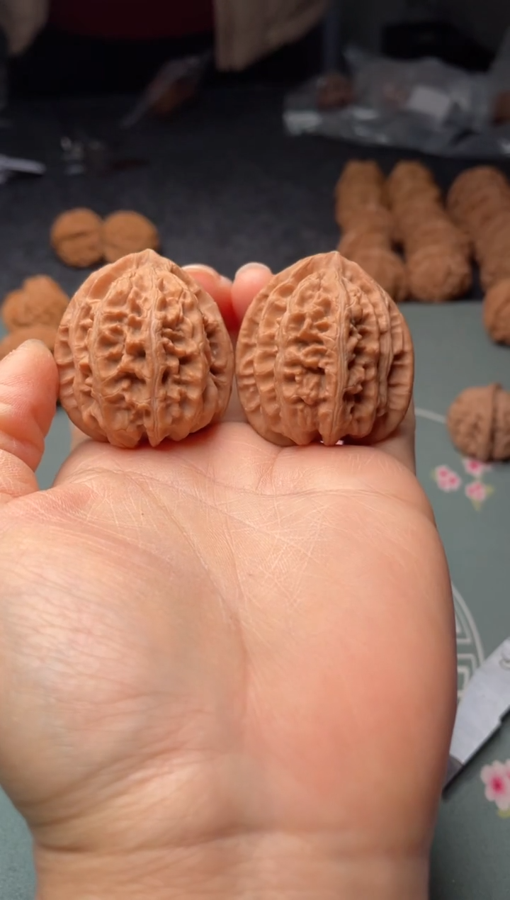 把件文玩核桃w44 三阳谷 37尺