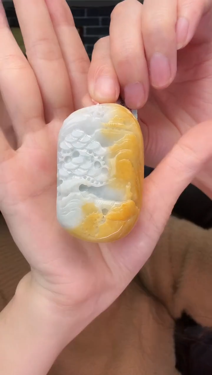 颈饰未镶嵌翡翠牌子