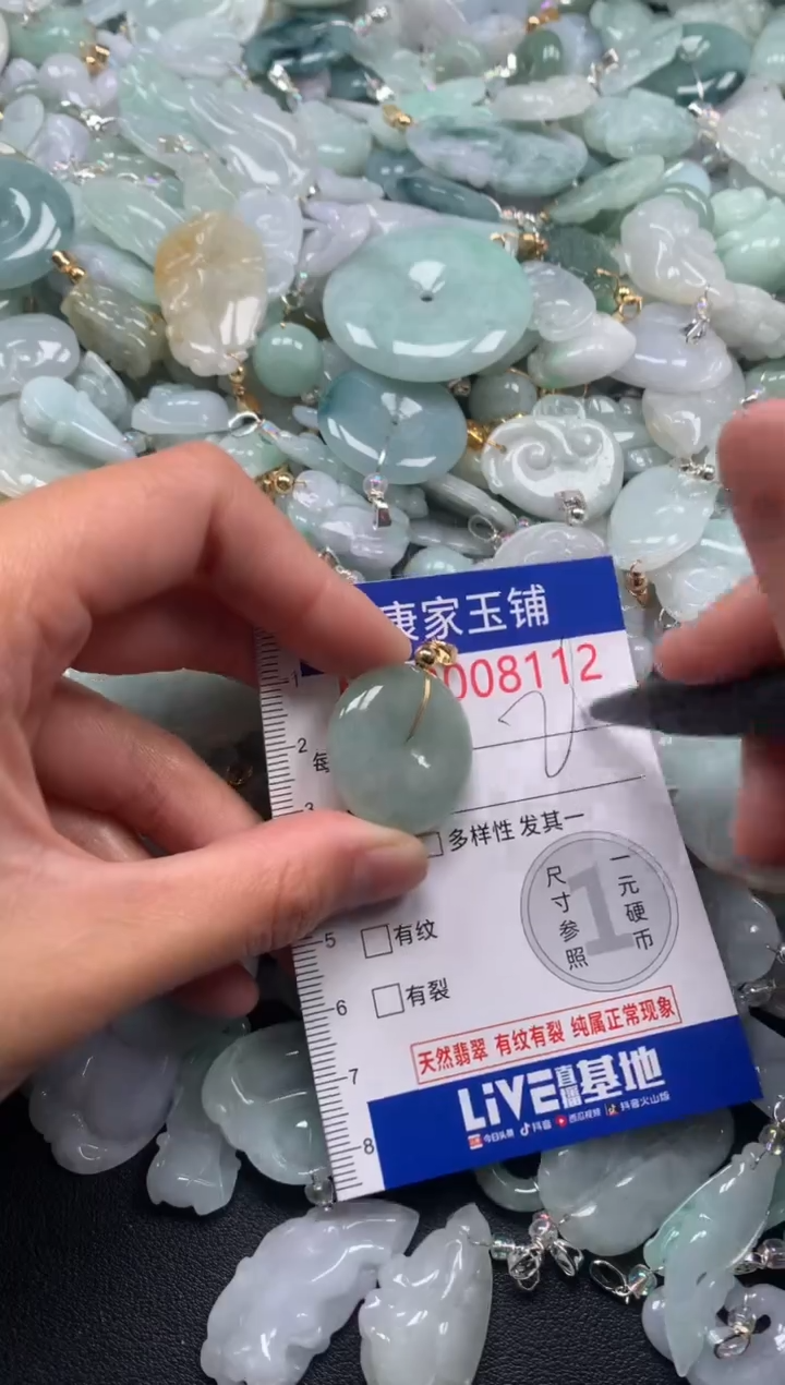 颈饰未镶嵌翡翠8112