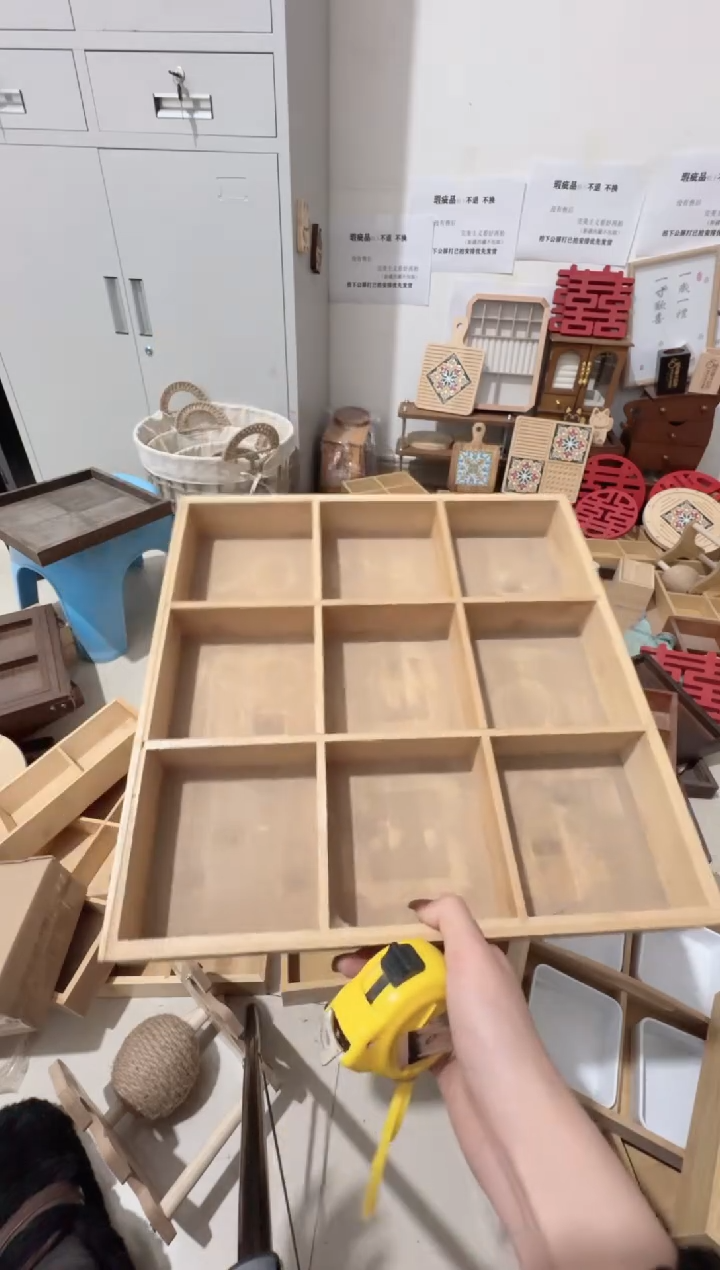 竹木九宫格微瑕拍下不退不换