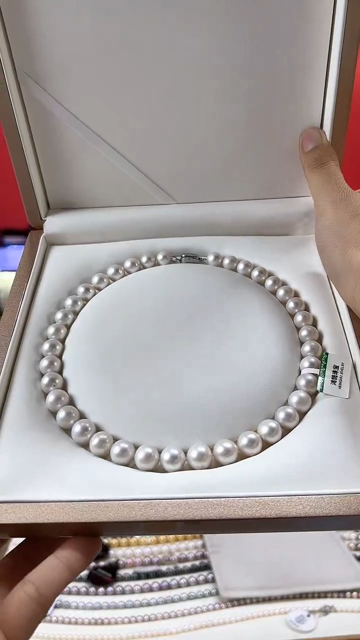 【闪购商品】淡水珍珠项链未镶嵌白雪全珠链