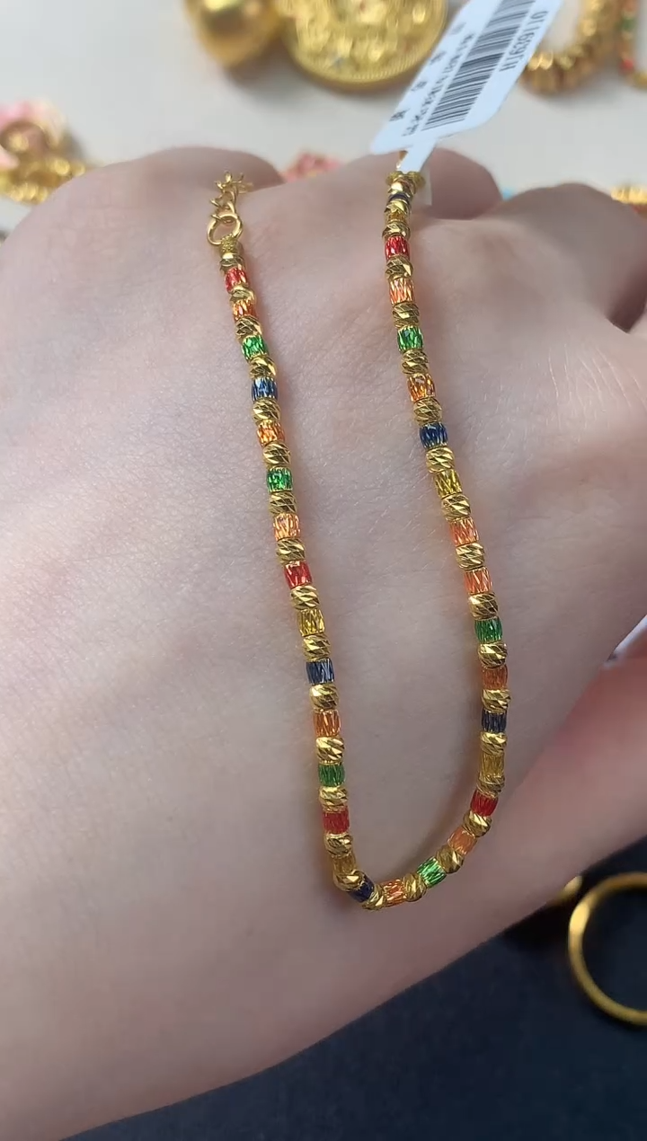 定制足金手链D188|4000