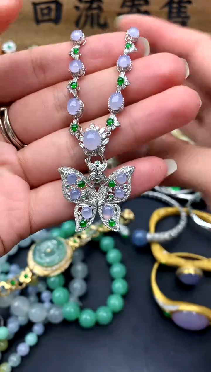 【闪购商品】翡翠颈饰18K金镶嵌544-中国好珍宝