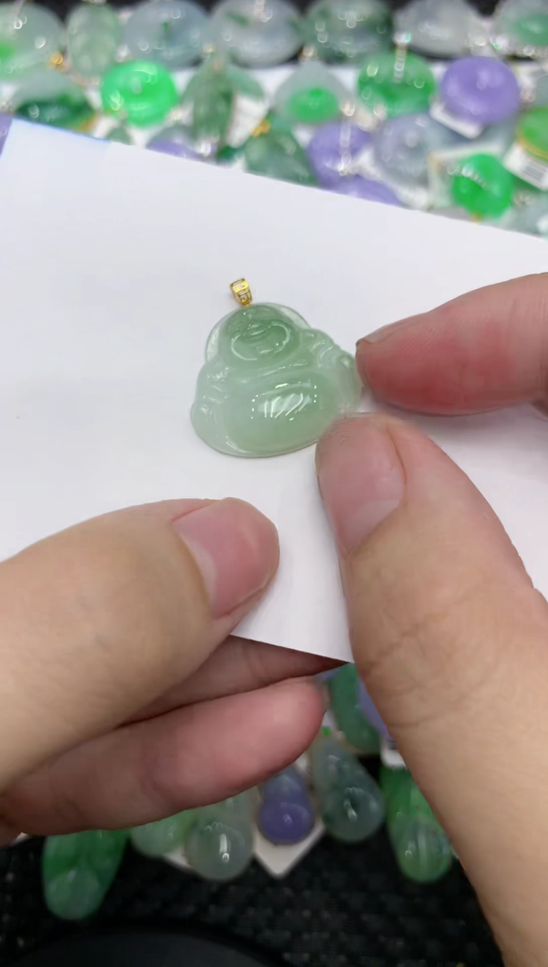 【闪购商品】翡翠颈饰18K金镶嵌 111111111111