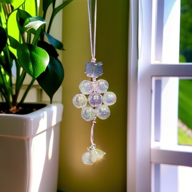 绳款夜光小花款手机坠D937