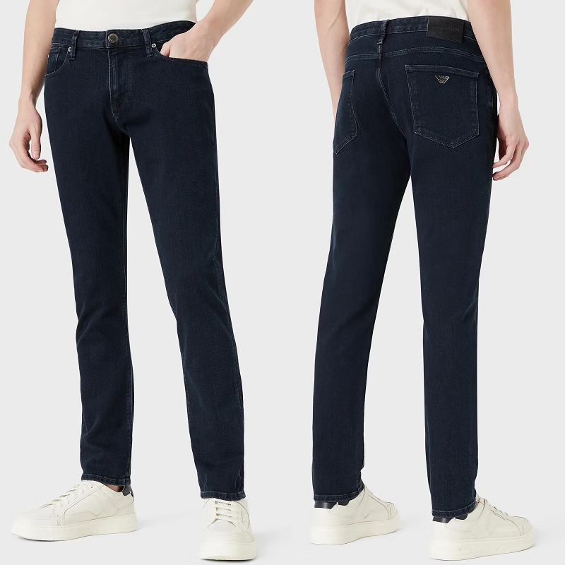 Emporio Armani 阿玛尼 男士牛仔裤修身休闲男裤长裤新款 