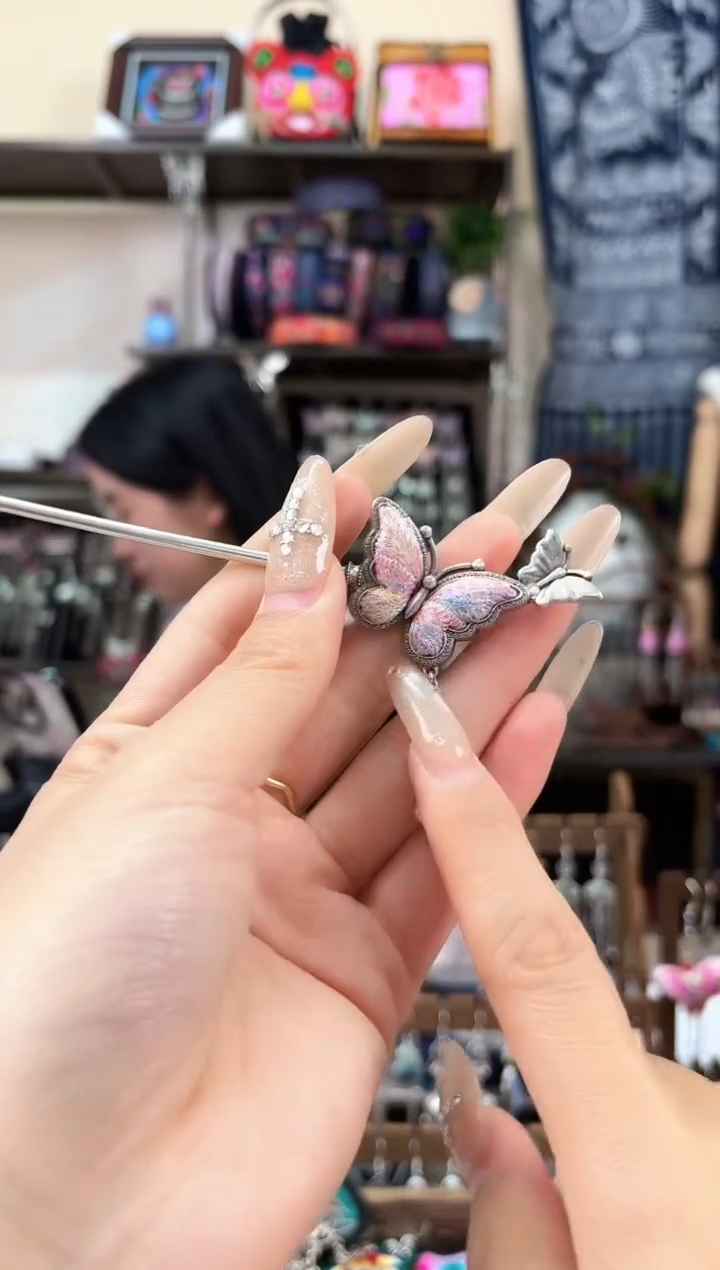 织绣民族风非遗老绣苗银饰品719