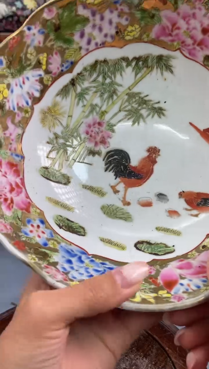 瓷片微瑕慎拍景德镇窑老厂瓷器单件