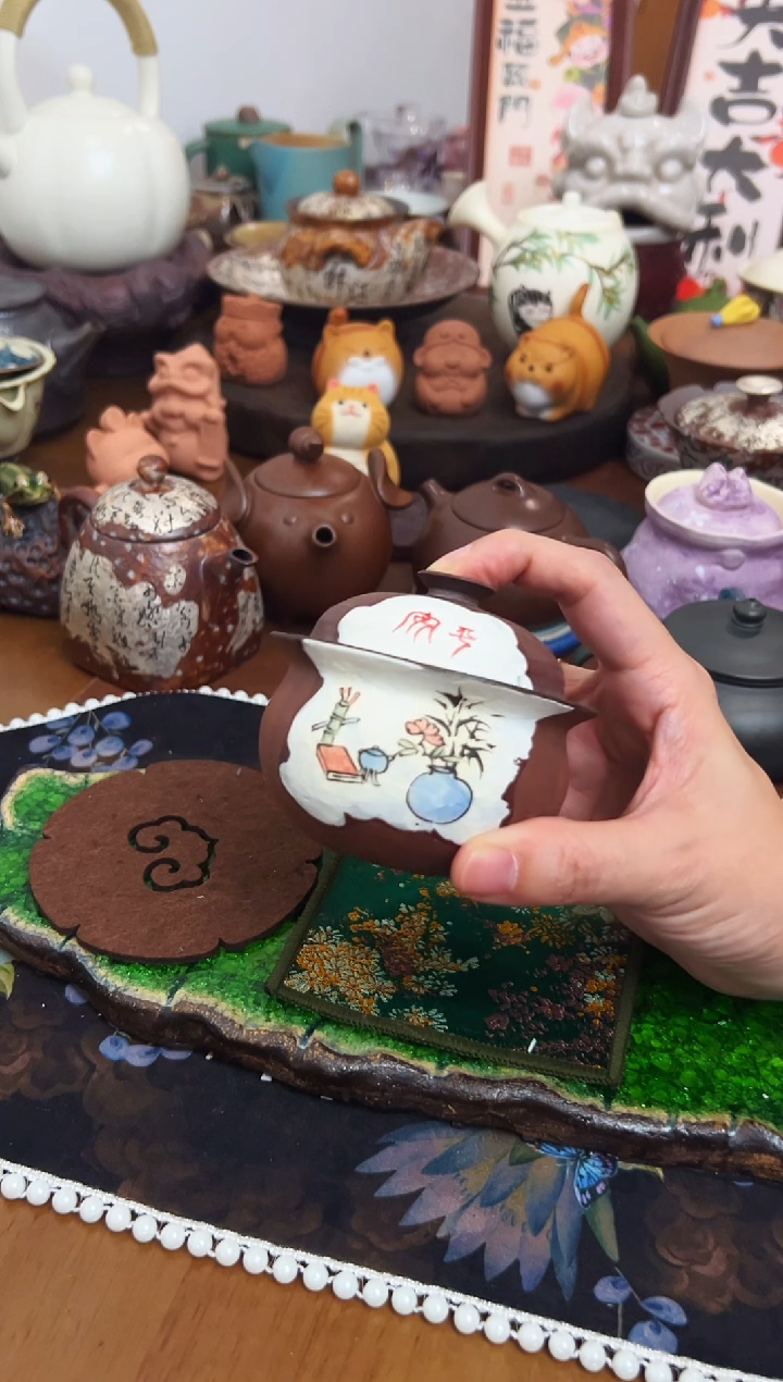 【茶瓷物语】紫砂盖碗