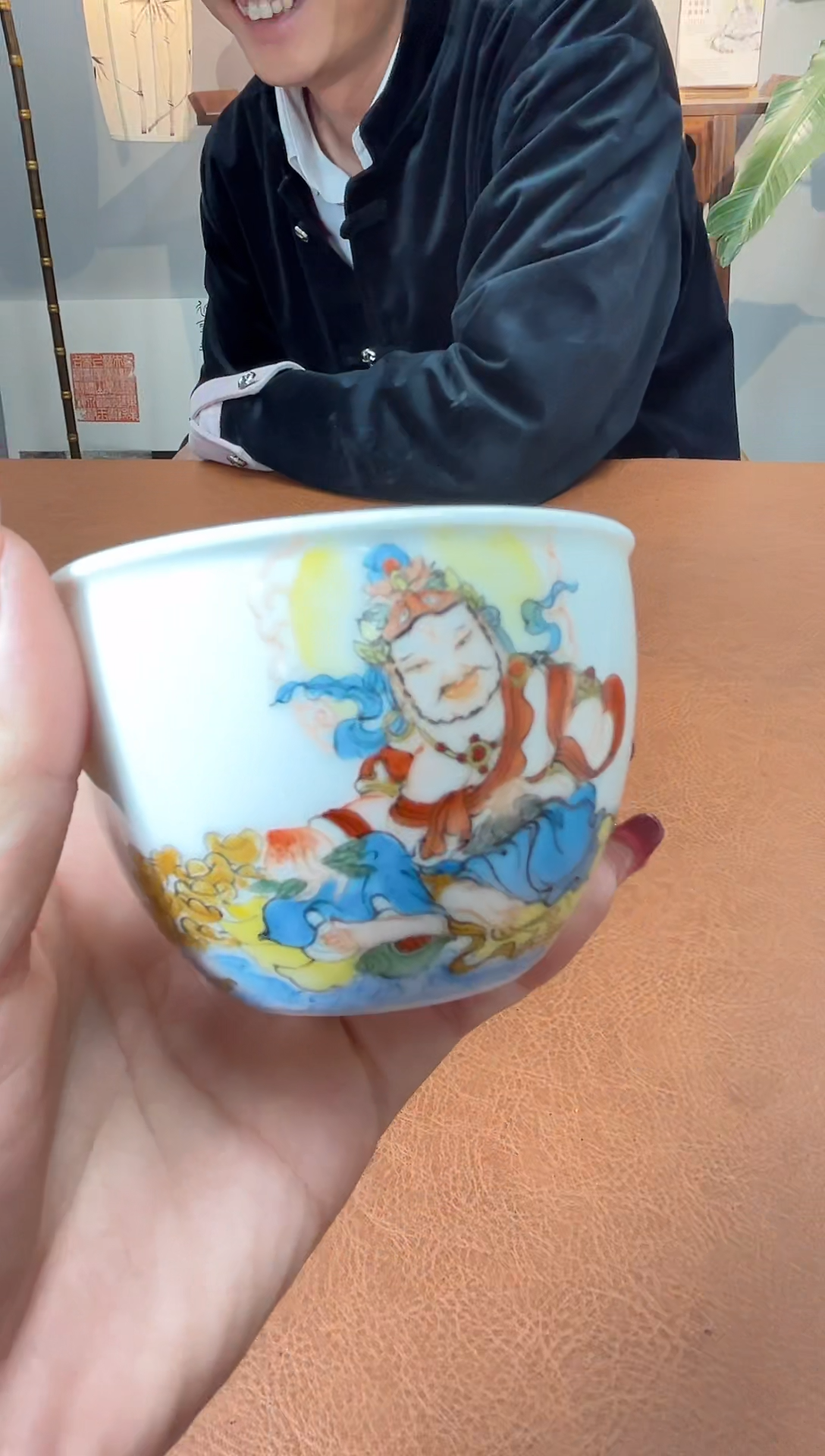【闪购商品】瓷器余宏达TC24178杯子黄财