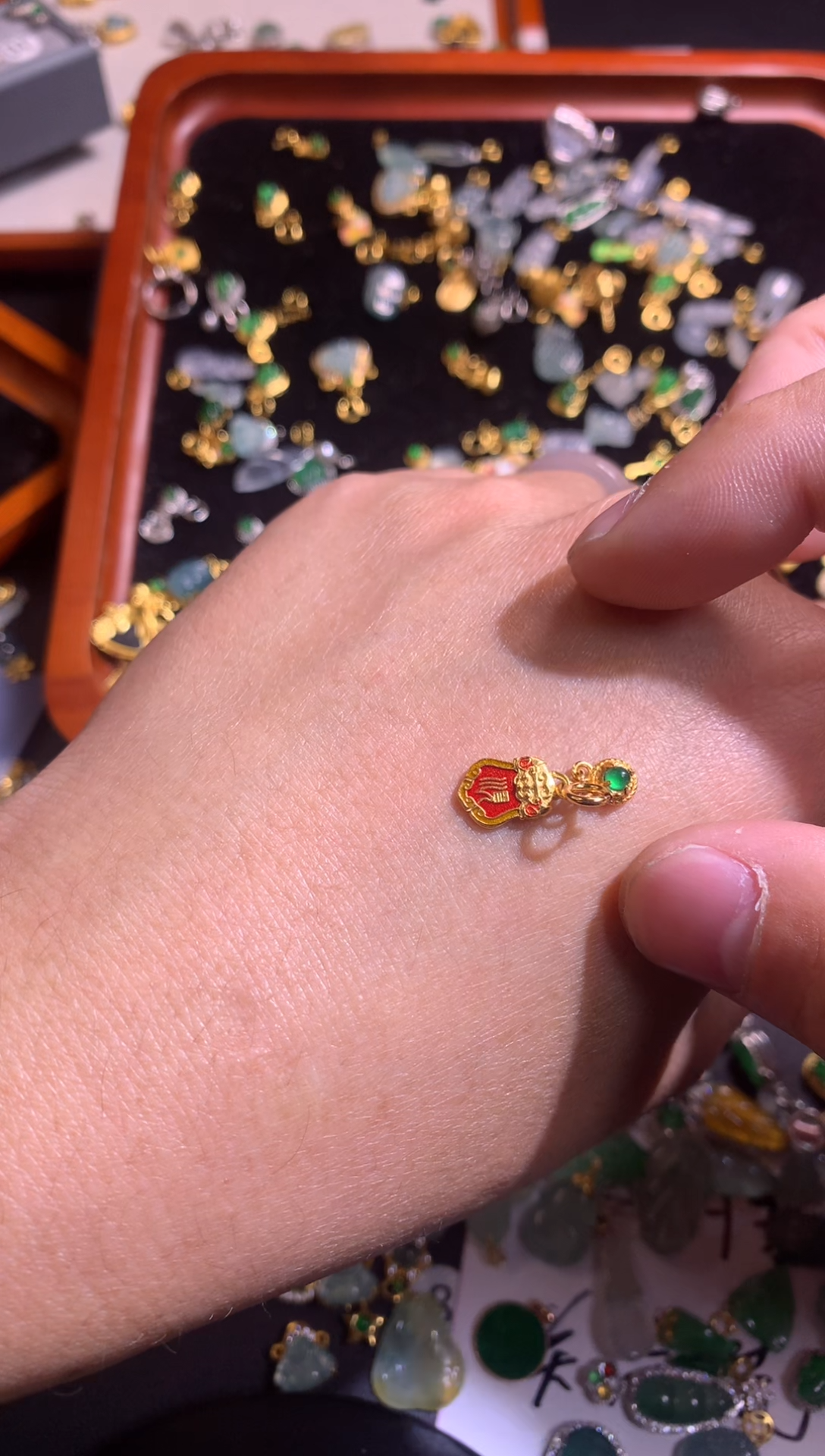 【闪购商品】翡翠吊坠(不含链)银S925镶嵌1