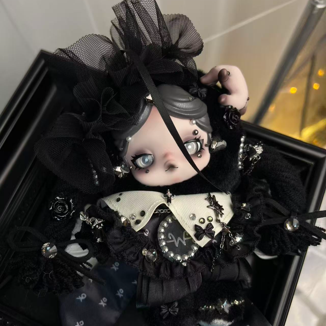 原创手工设计潮玩 韩系轻奢小众设计镶钻