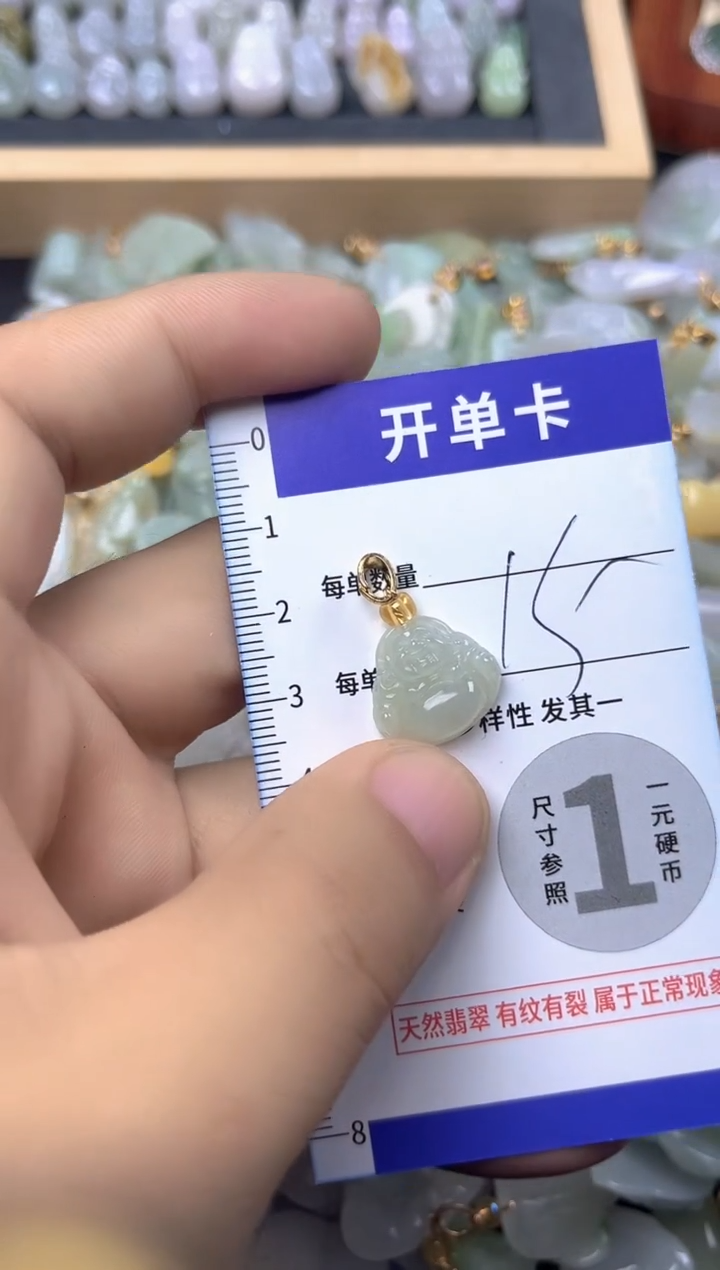 颈饰未镶嵌翡翠天然A货翡翠