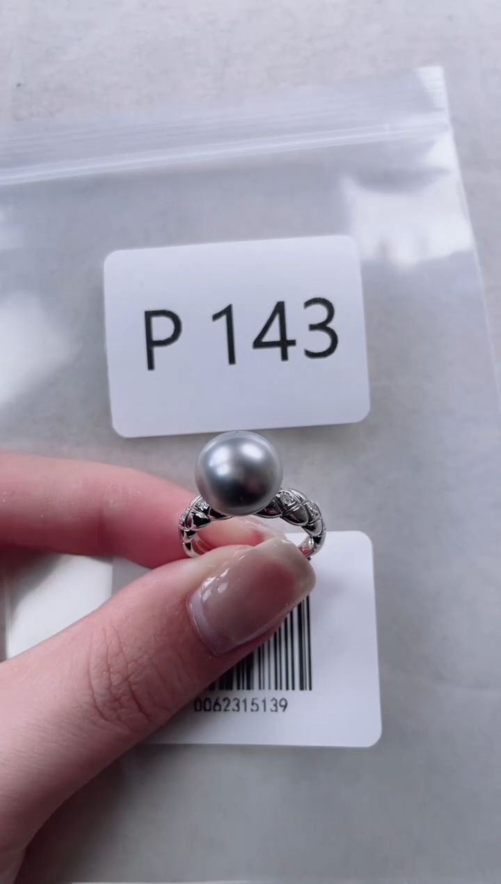 【闪购商品】海水珍珠戒指银S925镶嵌P143