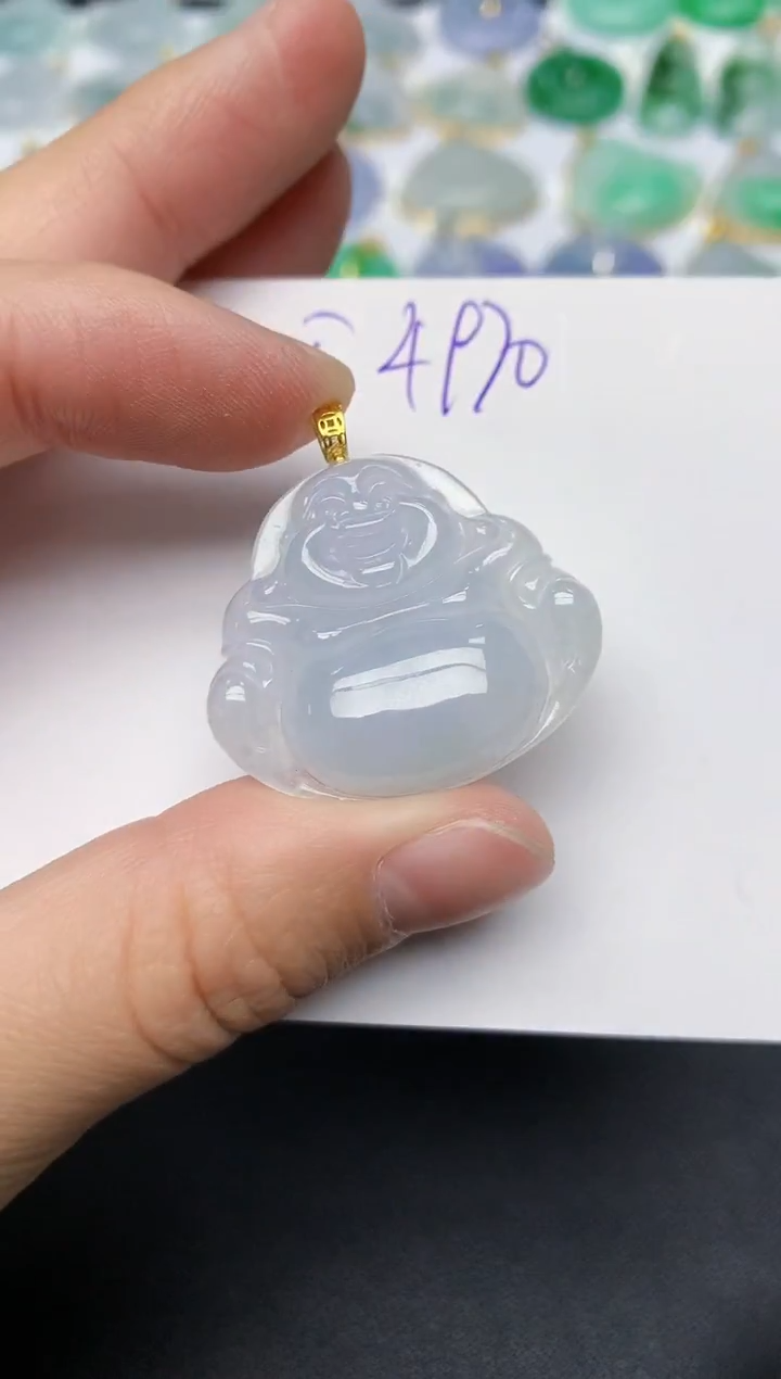 颈饰未镶嵌翡翠 天然缅甸A货翡翠百元以上9元证书费自理