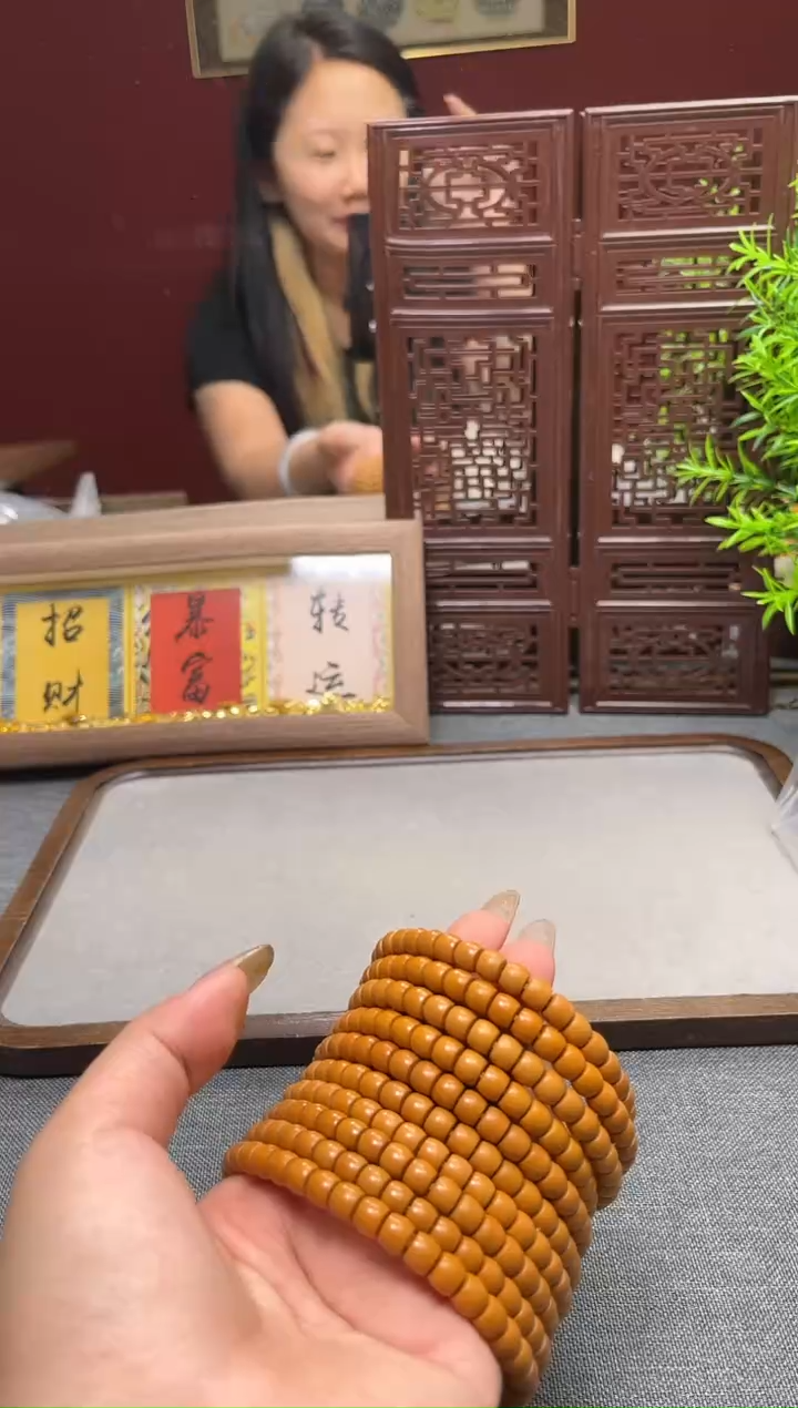 橄榄核手串/手链6.4单圈