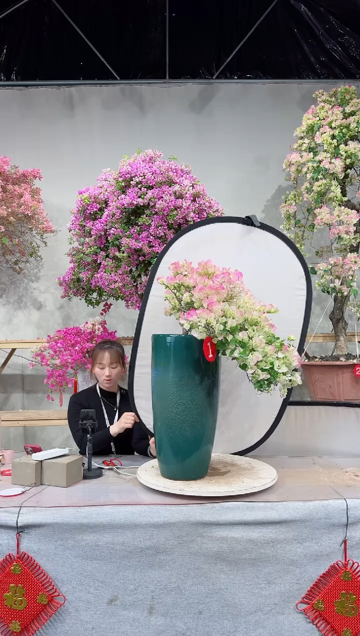 【闪购商品】盆景绿叶樱花